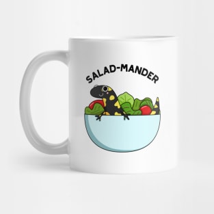 Salad-mander Funny Salamander Pun Mug